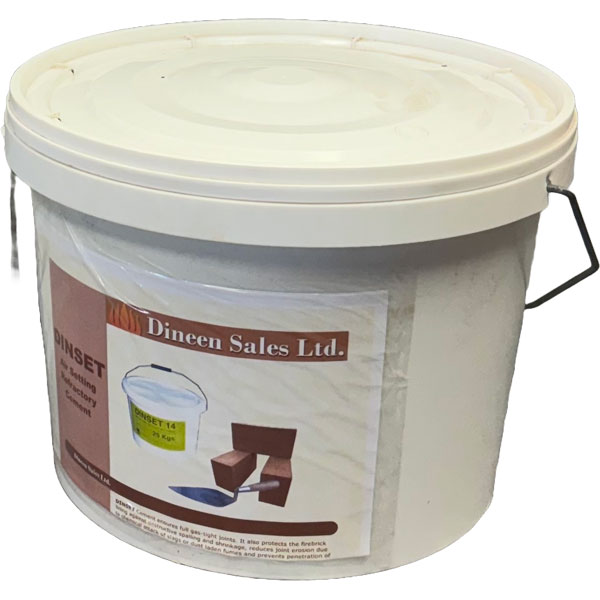 Dinset heat resistant cement